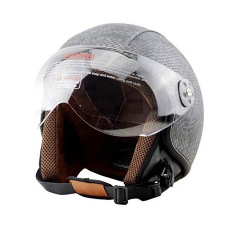 Casque Moto De Marque Luxe Unisexe Casque Harley Vintage R Tro Moto