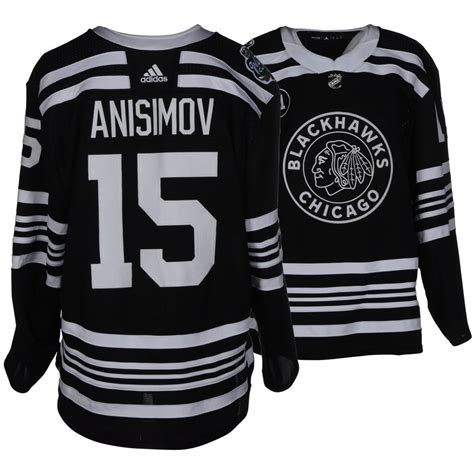 Artem Anisimov Chicago Blackhawks Game Worn Nhl Winter Classic