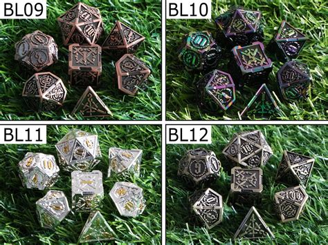 Sword Metal Dice Dnd Dice Set Polyhedral Dice Set Rpg Etsy