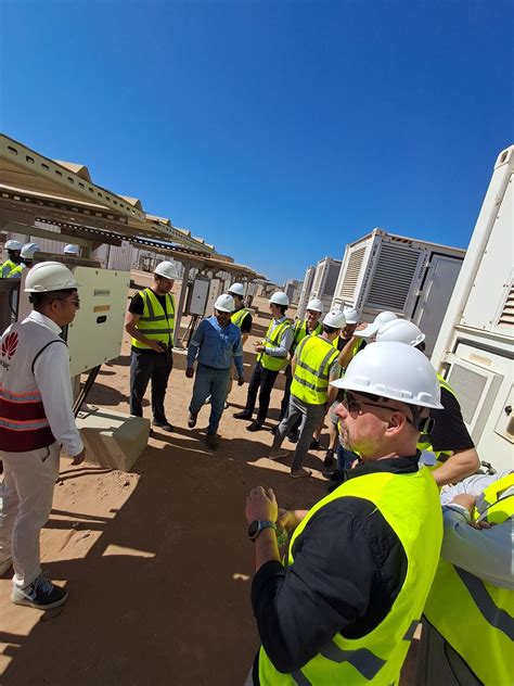 PV SERVICE PLUS together with its partner Huawei visiting the Red Sea