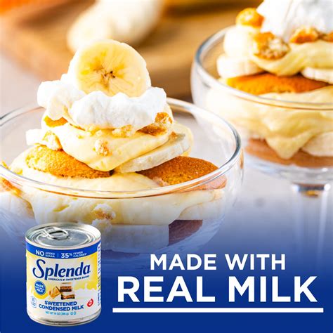 SPLENDA Reduced Calorie Sweetened Condensed Milk No Sugar 52 OFF