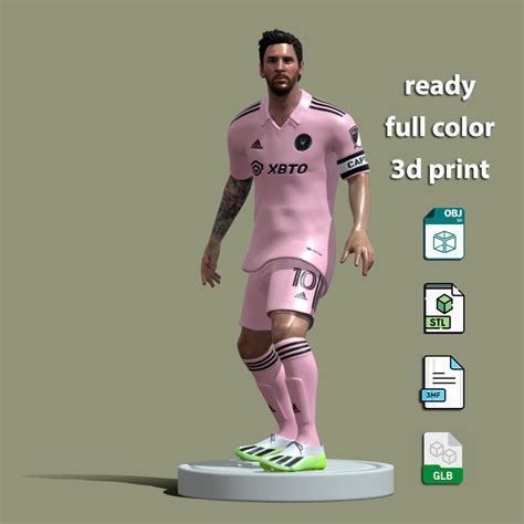 Lionel Messi Miami ready for 3d print 3D model 3D printable | CGTrader