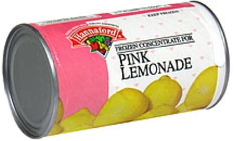 Hannaford Pink Lemonade Frozen Concentrate 12 Oz Nutrition Information Innit