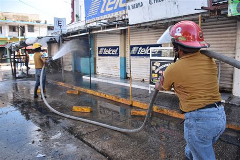 Inicia Protección Civil sanitización de espacios públicos en