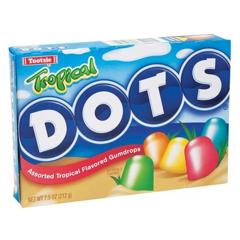 Dots Tropical 6.5 Oz Theater Box | Nassau Candy