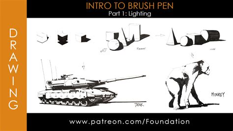 Artstation Foundation Art Group Intro To Brush Pen Part 1