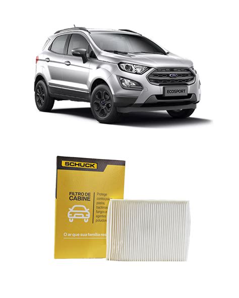 Filtro Antipólen Ford EcoSport Fiesta Ka e Ka Centro Ar Solução