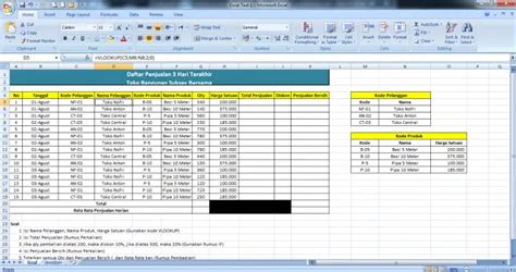 Latihan Excel Untuk Tes Admin Kantoran Ngulik Soal Excel Youtube Photos