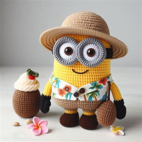 Crochet Hawaiian Minion Amigurumi Idea Artofit