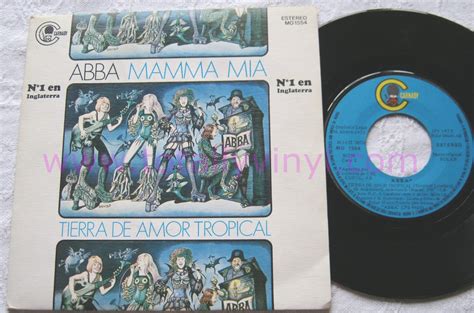 Totally Vinyl Records || Abba - Mamma mia 7 Inch Picture Cover Vinyl