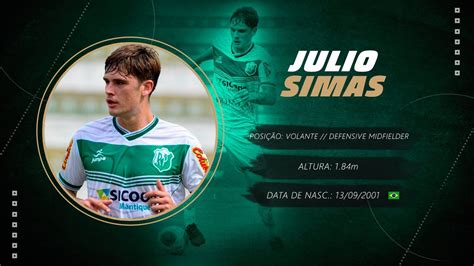 Julio Simas Volante Defensive Midfielder YouTube