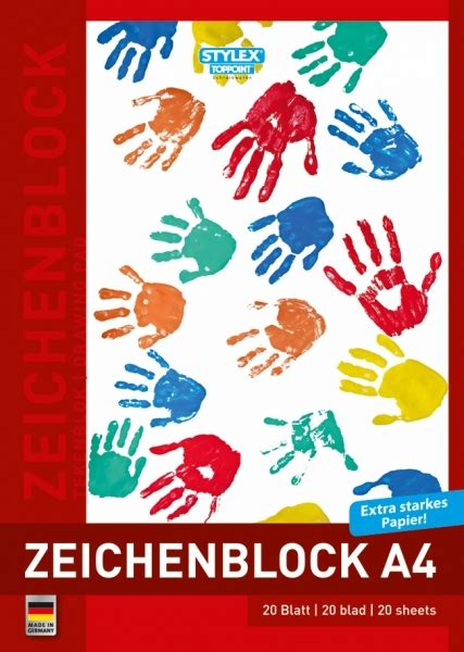 Zeichenblock Din A G Blatt Kreativ Depot