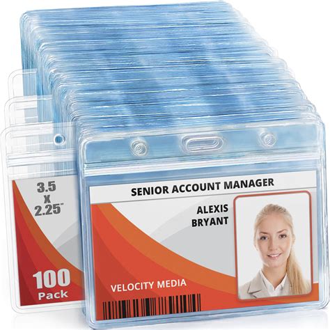 Clear Plastic Name Badges