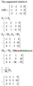 TS Inter 1st Year Maths 1A Matrices Important Questions TS Board