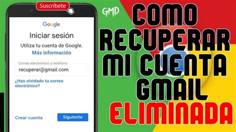 Gu A Completa Para Recuperar Una Cuenta De Gmail Eliminada Recupera