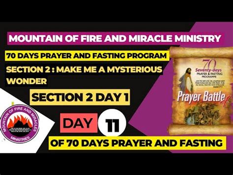 Days Prayer And Fasting Program Section Day Mountain