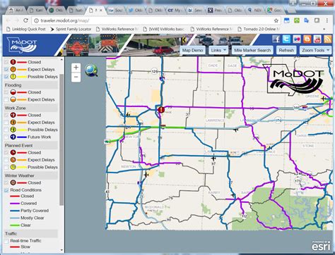 Modot Road Conditions Map / Check Road Conditions Around Ozarks Ktts ...