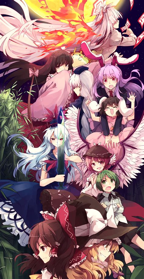 Imperishable Night（画像あり） イラスト 集合 イラスト 芸術的アニメ少女