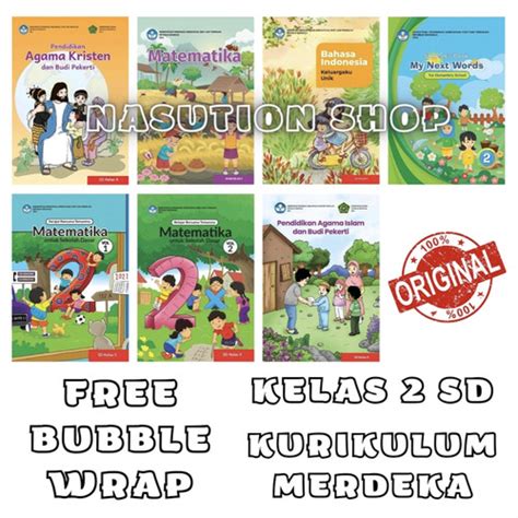 Jual BUKU PAKET KELAS 2 SD KURIKULUM MERDEKA KEMENDIKBUD DIKNAS