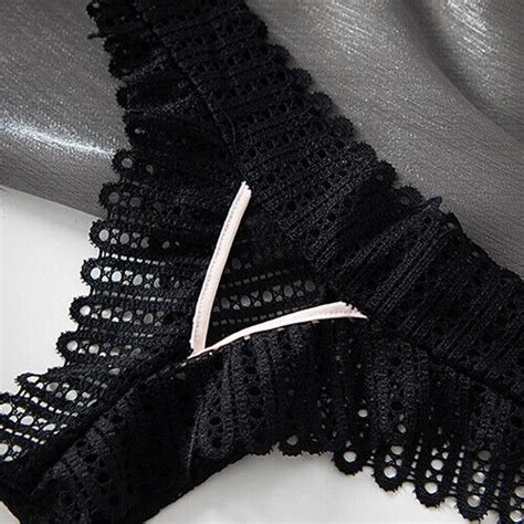 Packs Lot Womens Panties Lingerie G String Lace Underwear Sexy T Back Thongs EBay