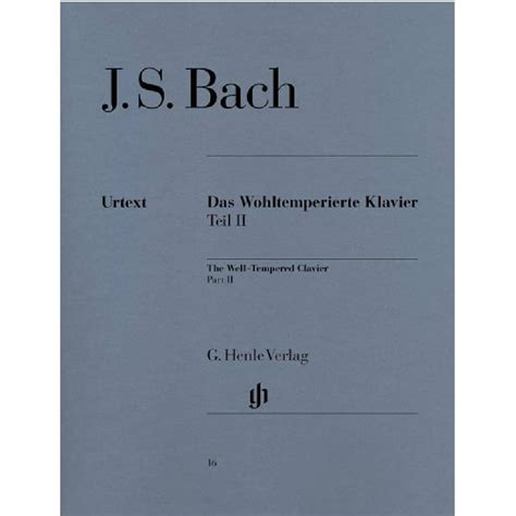 Das Wohltemperierte Klavier Bwv J S Bach