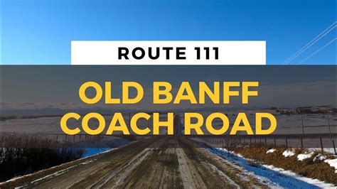 Calgary Transit Route 111 Old Banff Coach Road Winter Edition Youtube