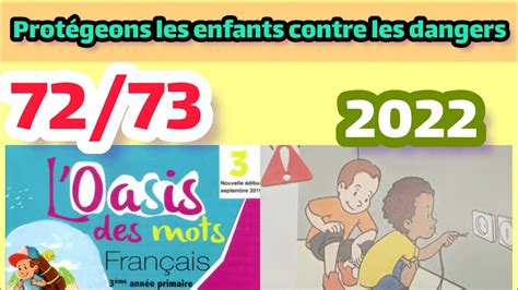 protégeons les enfants contre les dangers l oasis des mots français