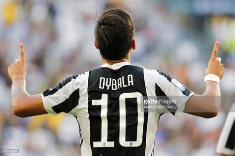 Juventus Argentinian Forward Paulo Dybala Celebrates After Scoring