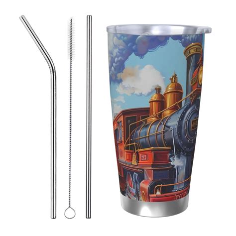 Haiem Cartoon Train Hot Air Balloon Printed Oz Straight Skinny Car