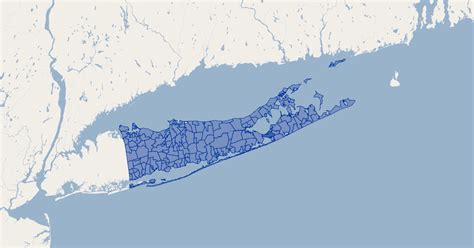 Suffolk County New York Hamlets GIS Map Data Suffolk County New