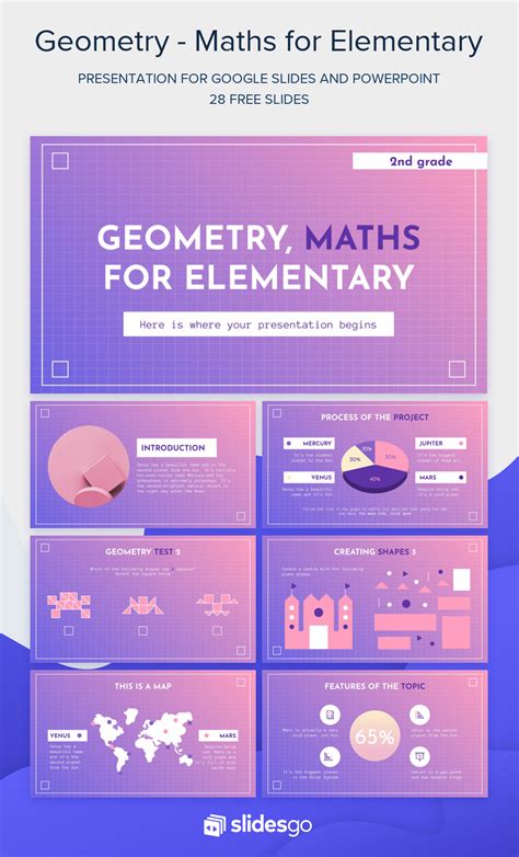 Geometry, Maths for Elementary - Template | Presentation slides design ...