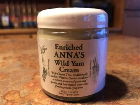 Annas Wild Yam Cream New Enriched Natural Remedy Hormone Menopause