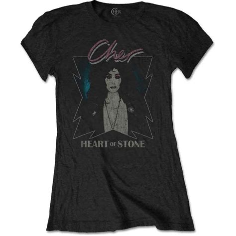 Cher Cher Ladies T Shirtheart Of Stone X Large Merchandise