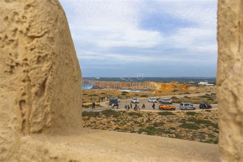 Sagres Fortress Fortaleza De Sagres Algarve Portugal Parking Lot