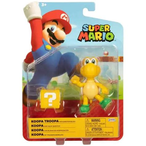 World Of Nintendo Super Mario Koopa Troopa 2 5 Collectible Mini Figure