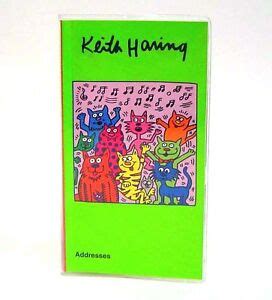 Artist Keith Haring Cats Pocket Address Book | eBay