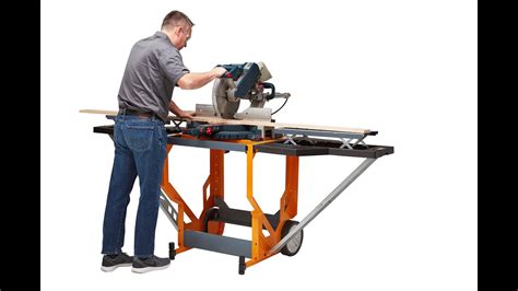 Bora Portamate Portacube Str Miter Saw Work Station And Pedestal Roller