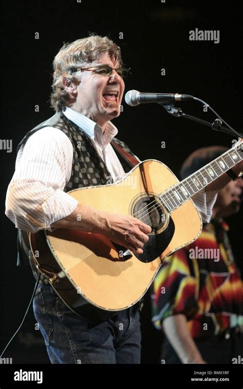 Musician Steve Miller Is Shown Performing On Stage During A Live