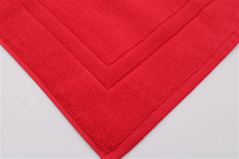 Tapis De Bain Rouge Gr M Ultra Absorbant