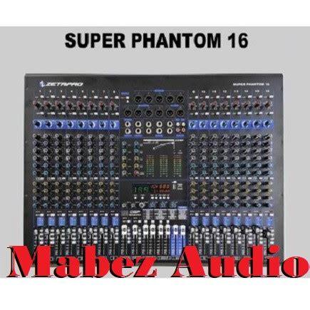 Jual MIXER AUDIO ZETAPRO SUPER PHANTOM 16 COMPRESSOR Zetapro