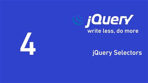 JQuery Selectors YouTube