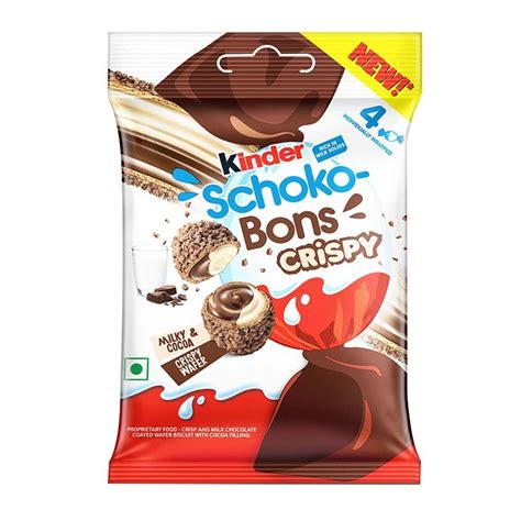 Kinder Schoko Bons Crispy 22 4g India Pop S America