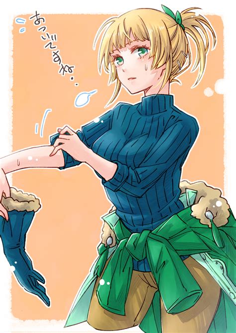 Safebooru 1girl Alternate Costume Alternate Hairstyle Blonde Hair