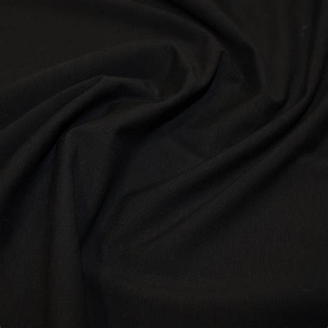 Organic Cotton Jersey Black