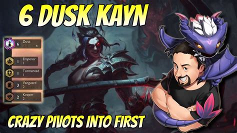 Pivoting Into A 6 Dusk With Kayn Carry TFT Fates Teamfight Tactics