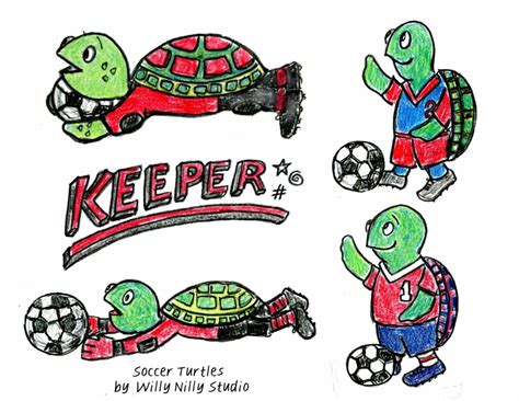 Sports Turtles Hand Drawn – MasterBundles