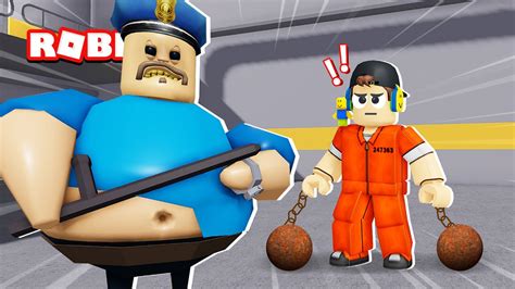 ESCAPE DA PRISÃO DO POLICIAL BARRY Roblox Barry s Prison Run YouTube