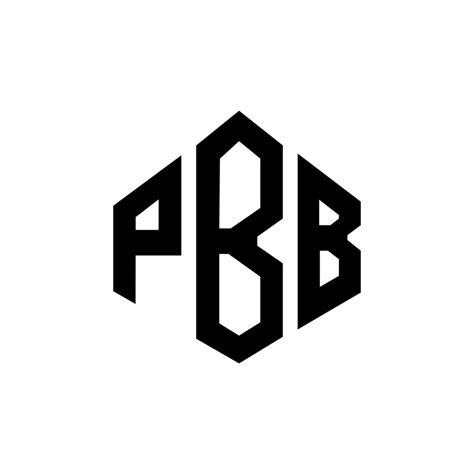 Pbb Letter Logo Design With Polygon Shape Pbb Polygon And Cube Shape