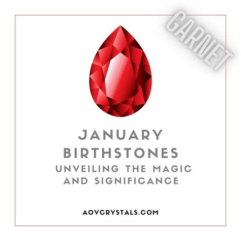 January Birthstones Unveiling The Magic And Significance