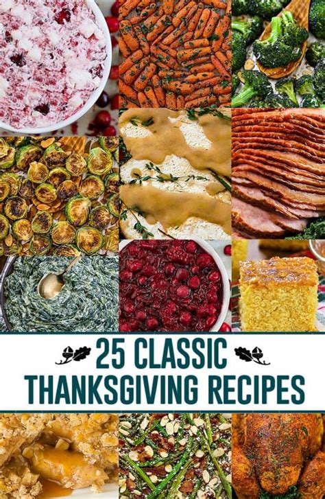 25 Classic Thanksgiving Recipes | Swanky Recipes